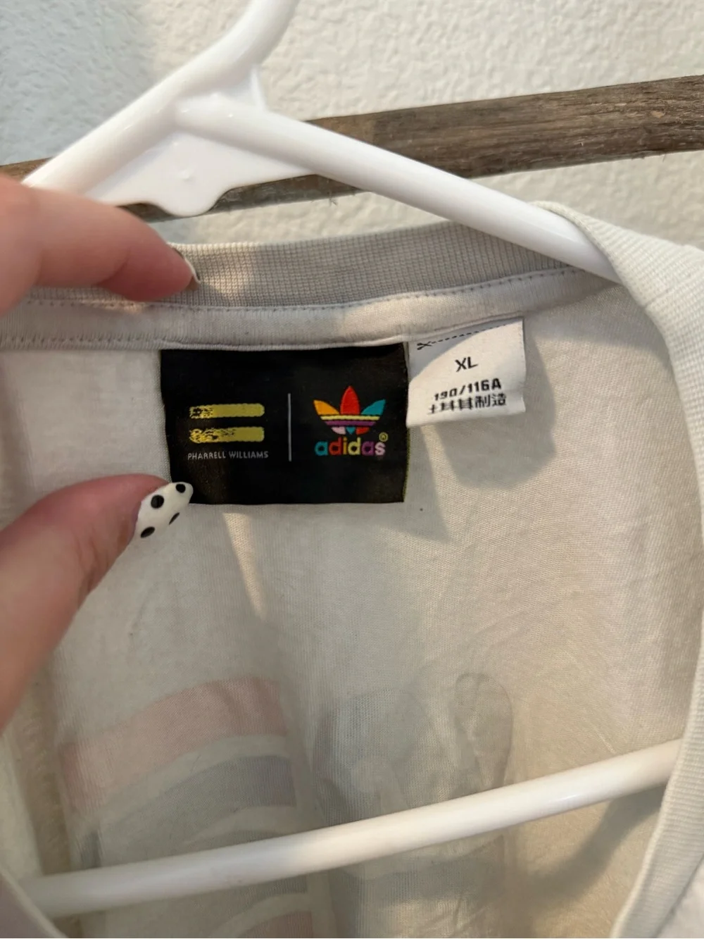 Adidas Pharrell Williams crossover Human Race graphic tee